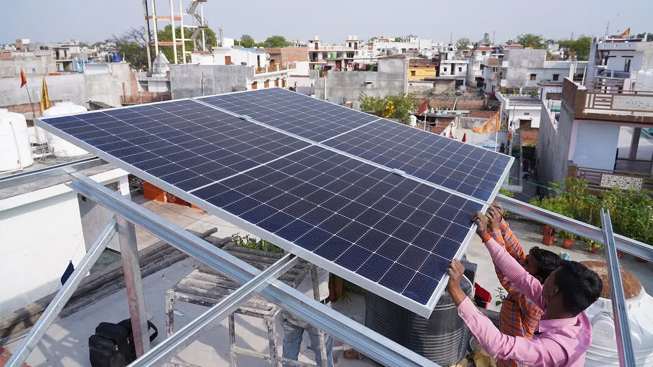 Arka Energy Team Installing Solar